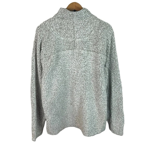 B13 Mens True Grit American Outdoor Co 1/4 Zip Sherpa Pullover Jacket M - Picture 4 of 5